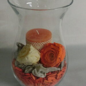 Rose avorio e arancio