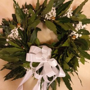Coroncina da laurea con gysophila