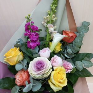 Delicato e colorato